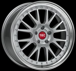TEC GT EVO Hyper-Silber-Hornpoliert Felge 10x20 - 20 Zoll 5x120 Lochkreis