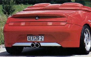 Heckansatz mit Ausschnitt passend für Alfa Spider + GTV