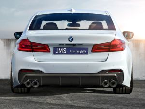 JMS Heckdiffusor mit Finnen M-Technik Echtcarbon passend für BMW G30/31
