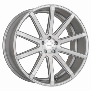 CORSPEED DEVILLE Silver-brushed-Surface 9x21 5x108 Lochkreis