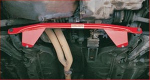 Fahrwerksstrebe Stahl vorne unten passend für  Corsa D 1.4l