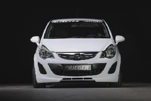 Frontspoilerlippe Rieger Tuning 3-5 Türer mittigen Ausfräsungen passend für Opel Corsa D