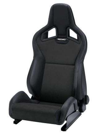 Recaro Sportster CS Kunstleder schwarz / Dinamica schwarz Beifahrerseite mit ABE und Sitzheizung