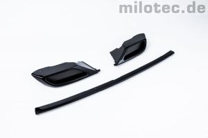 Milotec Auspuffdummie Set black passend für Skoda Octavia NX