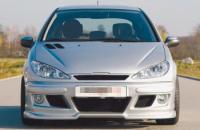 Frontgrill Rieger Tuning passend für Peugeot 206 + CC