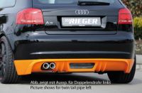 Heckansatz Rieger Tuning passend für Audi A3 8P