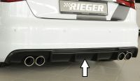 Rieger Heckdiffusoreinsatz Doppelendrohr links/rechts passend für Audi A3 8V