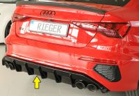 Rieger Heckdiffusor / Heckeinsatz SG passend für Audi A3 GY