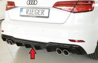Rieger Heckdiffusor FL L/R S-Line SG passend für Audi A3 8V