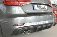 Rieger Heckdiffusor FL S-Line passend für Audi A3 8V