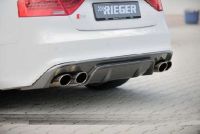 Rieger Heckeinsatz für Aussparung Doppelrohr links passend für Audi A5/S5
