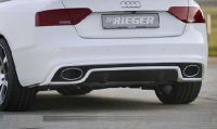 Rieger Heckeinsatz für Endrohrblenden links/rechts je 1x188x120mm passend für Audi A5/S5