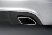 Caractere Heckstoßstange mit Ausschnitt für zwei Endrohre und PDC  Audi passend für TT 8J