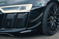 Frontfinnen Echtcarbon glanz lackiert passend für Audi R8 4S