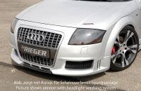 Rieger Spoilerstoßstange R-Frame mit Scheinwerferreinigung passend für Audi TT 8N