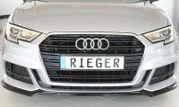 Rieger Spoilerschwert FL SG schwarz glanz passend für Audi A3 8V