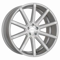 CORSPEED DEVILLE Silver-brushed-Surface 10.5x22 5x130 Lochkreis