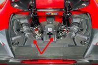 Capristo Set Airbox Oberteil und Verschlussdeckel passend für Ferrari F8 Tributo