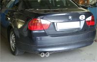 FOX Sportauspuff passend für BMW E90 318i/ 320i Endschalldämpfer - 2x76 Typ 13