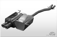 FOX Sportauspuff passend für BMW Z4 Endschalldämpfer inkl. Y-Verbindungsrohr 2x50mm - 2x80 Typ 13