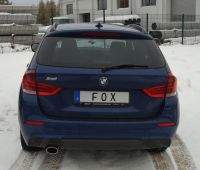 FOX Sportauspuff passend für BMW X1 - X84 Diesel Endschalldämpfer - 115x85 Typ 32