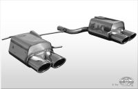 FOX Sportauspuff passend für Mercedes SLK Typ 171 - 4 Zylinder Endschalldämpfer rechs/links - 2x115x85 Typ 32 rechts/links