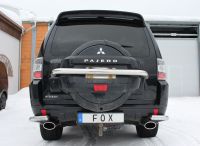 FOX Sportauspuff passend für Mitsubishi Pajero IV - V80 Halbanlage ab Kat Ausgang rechts/links - 140x90 T32 rechts/links