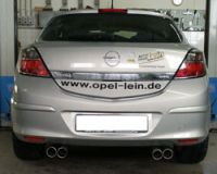 FOX Sportauspuff passend für Opel Astra H/ Astra H GTC Endschalldämpfer Ausgang rechts/links - 135x80 Typ 53 rechts/links