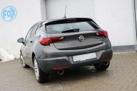 FOX Sportauspuff passend für Opel Astra K Schrägheck Endschalldämpfer quer Ausgang rechts/links - 1x100 Typ 25 rechts/links