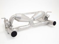 Friedrich Performance Manufaktur 76mm back-silencer with tailpipe left & right with valve-control passend für Ferrari F8 Tributo inkl. Spider