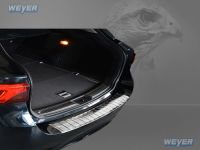 Weyer Edelstahl Ladekantenschutz passend für TOYOTA Avensis III