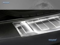 Weyer Edelstahl Ladekantenschutz passend für VW Caddy + Caddy Maxi2K