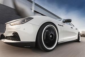 G&S Frontlippenansatz in Carbon passend für Maserati Ghibli M156