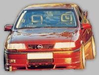 JMS Frontspoilerlippe Racelook für 2000er Schürze passend für Opel Vectra A