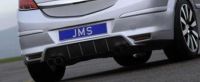 JMS Diffusor Racelook für Heckansatz mit 4 Finnen passend für Opel Astra GTC