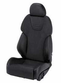 Recaro Style Topline XL Leder schwarz/Dinamica schwarz für Fahrerseite