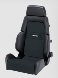 Recaro Expert L Kunstleder schwarz/Dinamica schwarz für Fahrer- und Beifahrerseite mit ABE