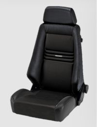 Recaro Specialist S Kunstleder schwarz/Dinamica schwarz für Fahrer- und Beifahrerseite mit ABE