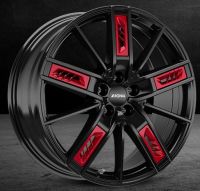 RONAL R67 Red Right                                                          JETBLACK                       8.5x20 / 5x108