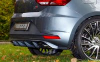Heckeinsatz / Diffusor Rieger Cupra bis Facelift SG passend für Seat Leon 5F