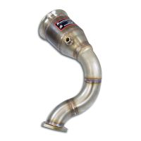 Supersprint Downpipe Links + Sport Metallkatalysator passend für PORSCHE 536 CAYENNE Turbo 4.0L V8 (550 PS) 2018 -> (Racing)
