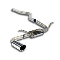 Supersprint Verbindungsrohr + Endschalldämpfer O90 passend für BMW F34 Gran Turismo 318d (143 -150 Hp) 2013 -
