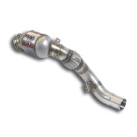 Supersprint Rohrsatz ab Turbolader + Sport Metallkatalysator Rechts passend für BMW F12 / F13 650i (Motore N63B44TU 443/450 Hp) 2013-