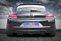 JMS Heckansatz Racelook incl. Diffusor und Echtcarboneinsatz passend für VW Scirocco 3